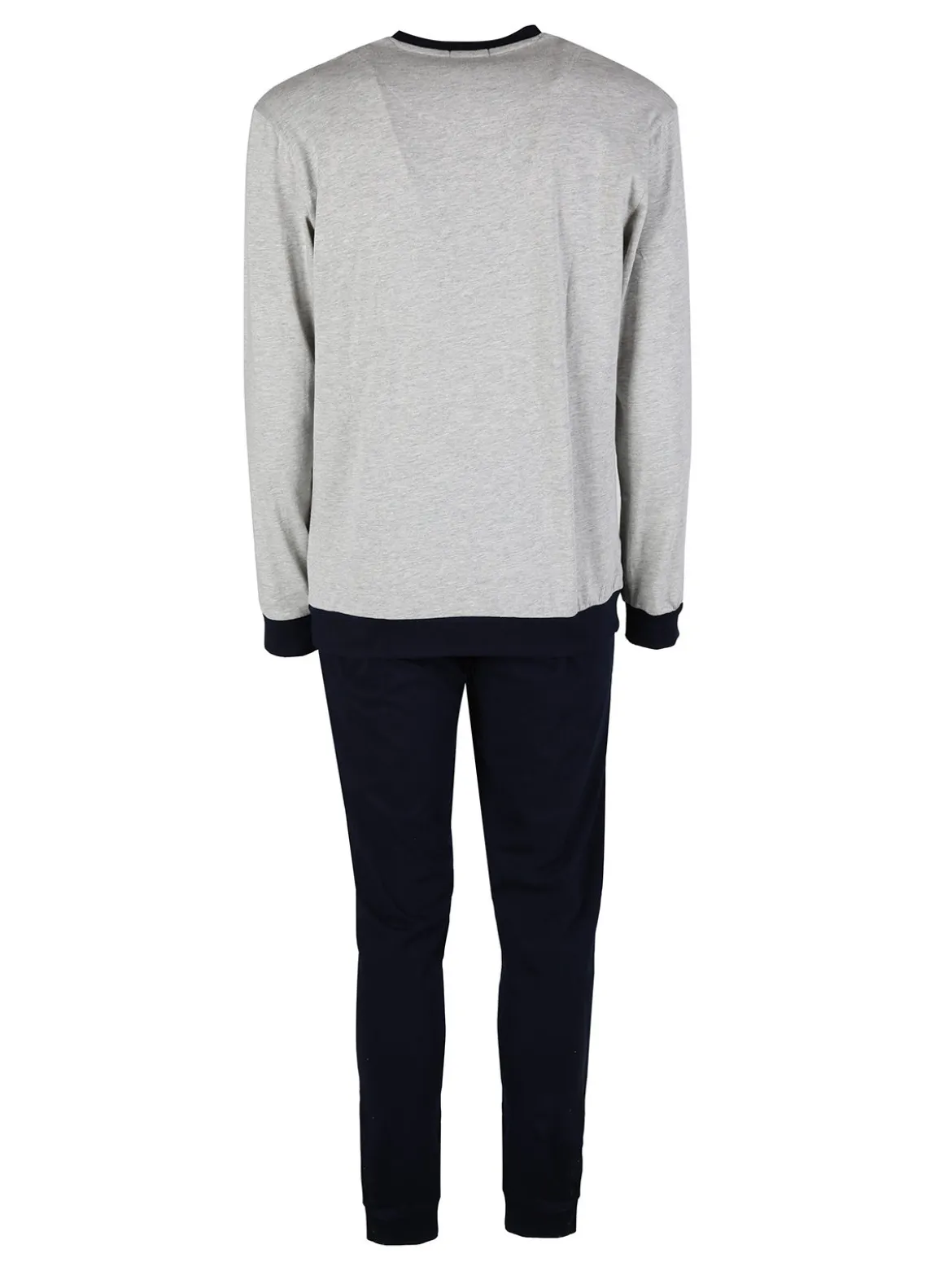 Nottingham Pigiama lungo da uomo in cotone jersey