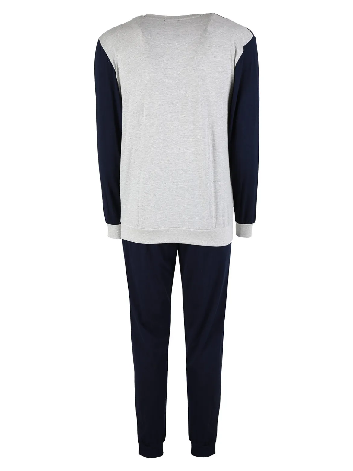 Nottingham Pigiama lungo da uomo in cotone jersey