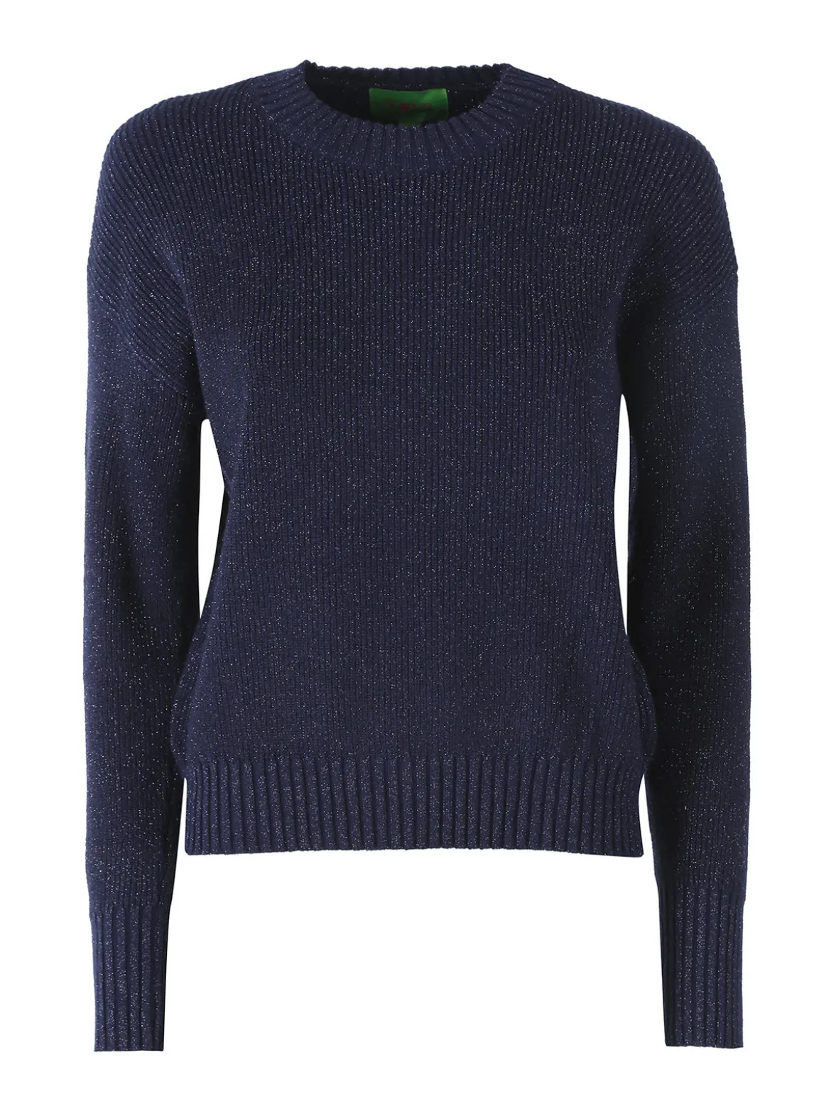 Nova Maglione girocollo da donna lurex - blu scuro