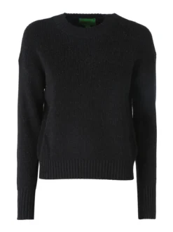 Nova Maglione girocollo da donna lurex - nero