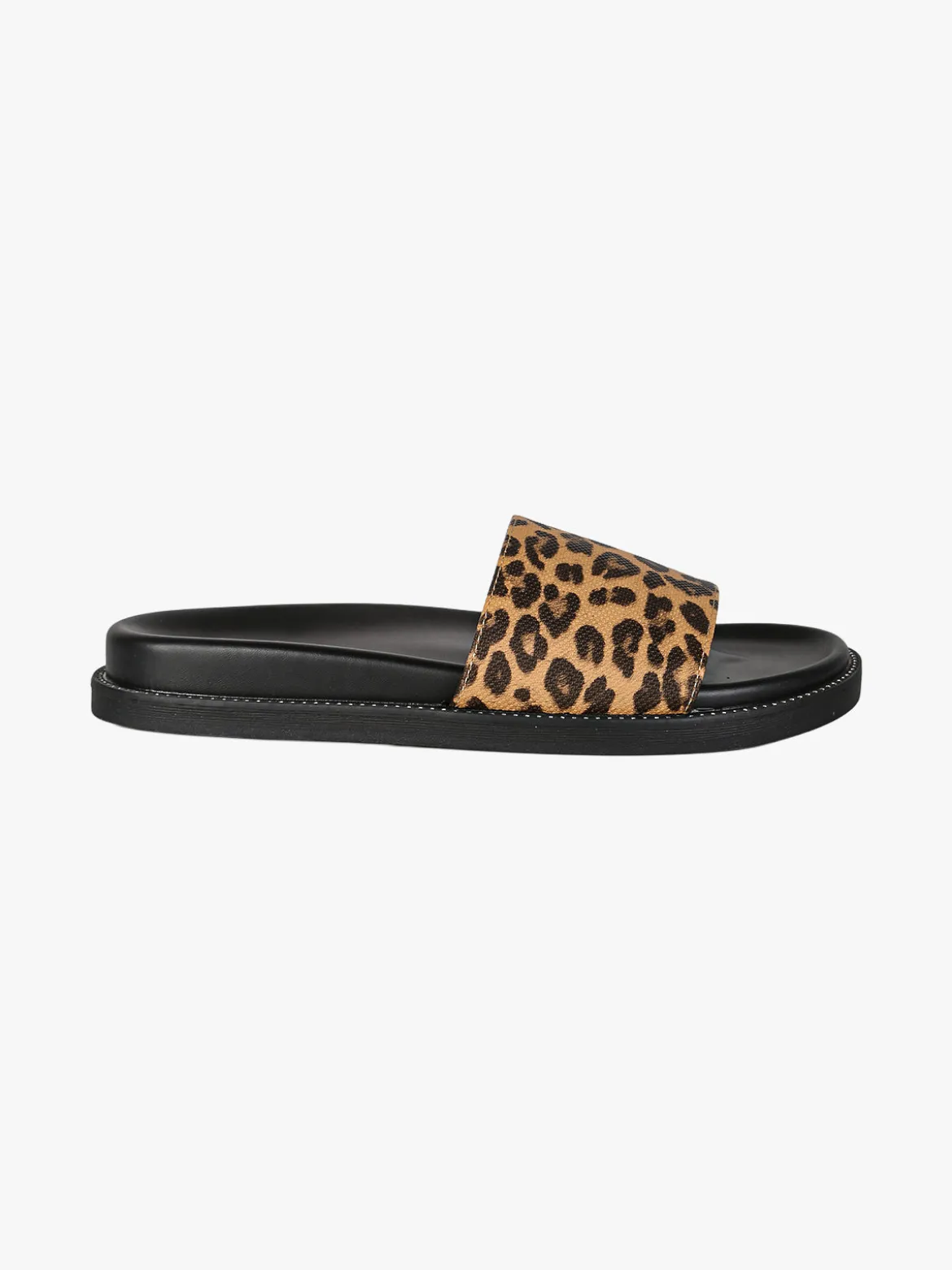 Olivia Ciabatte donna con fascia larga animalier - multicolore