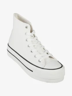 Original Marines Sneakers donna alte in tela con platform