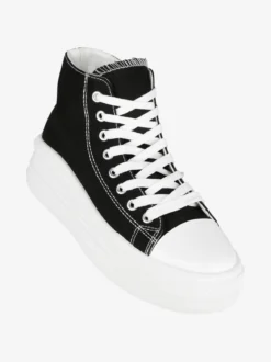 Original Marines Sneakers donna alte in tessuto con platform