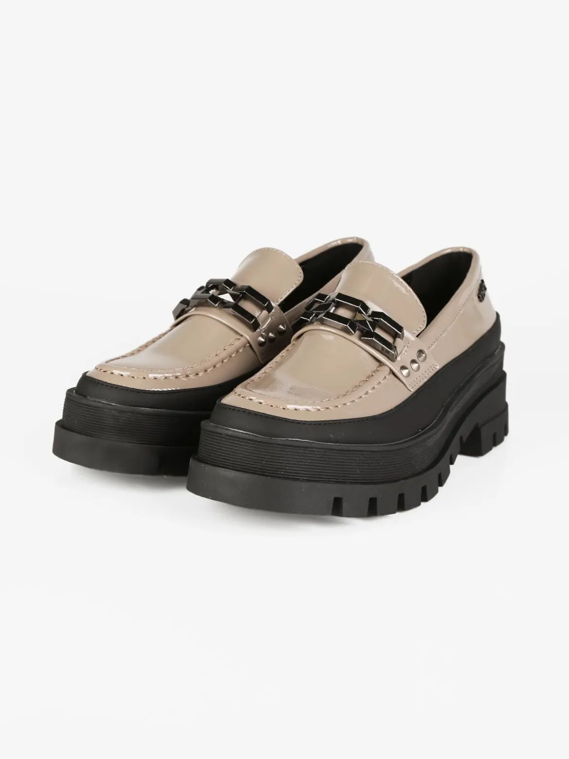 Osey Mocassini donna in vernice con platform