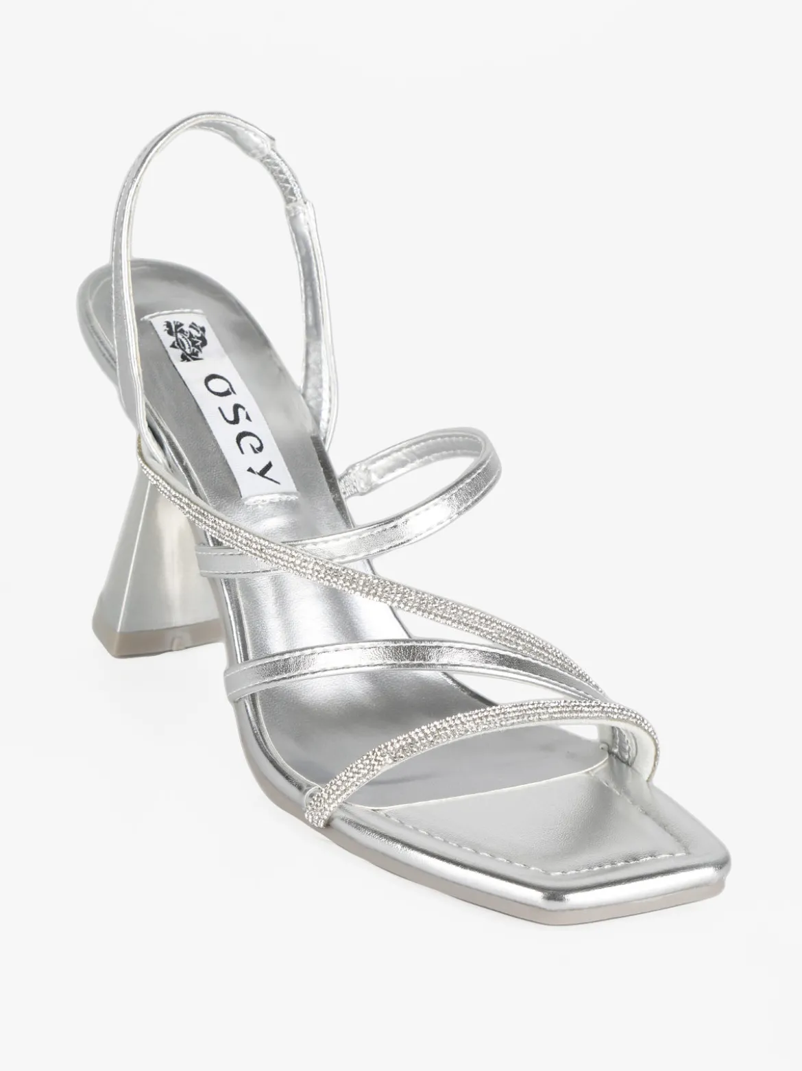 Osey Sandali intrecciati donna con strass