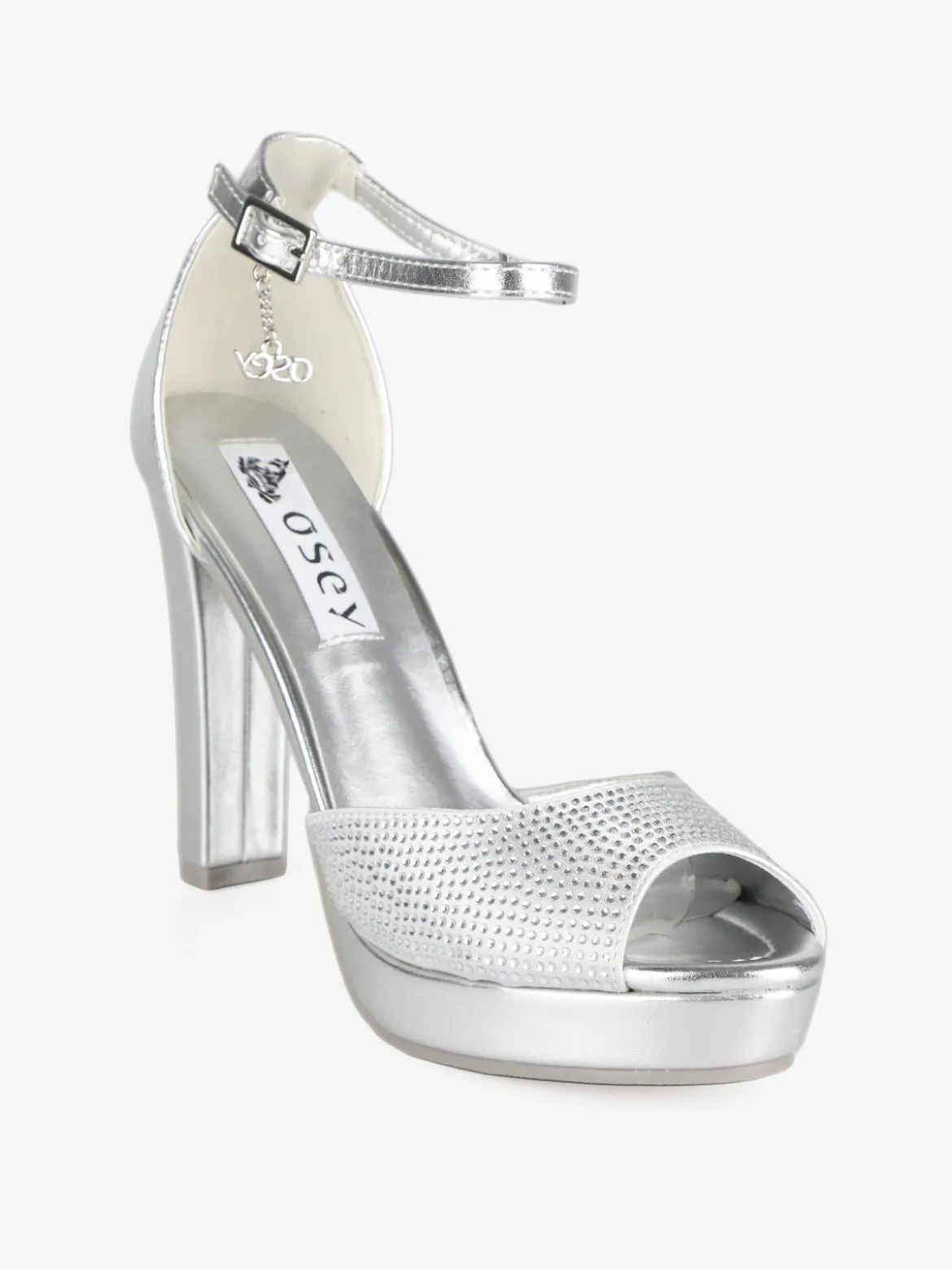 Osey Sandalo alto con strass donna