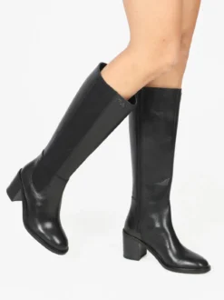 Osey Stivali donna in pelle con tacco