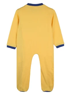 Pastello Pigiama intero da neonato con zip intera - giallo