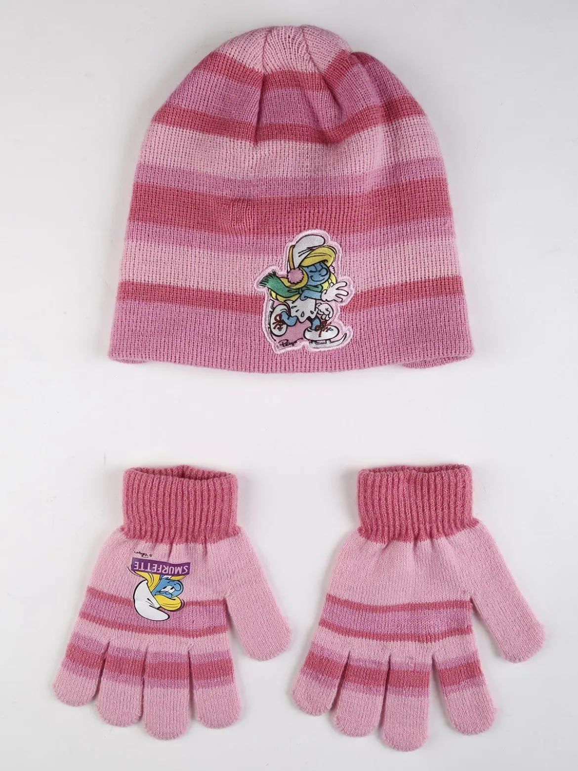 Peyo Set berretto+guanti da bambina Puffetta