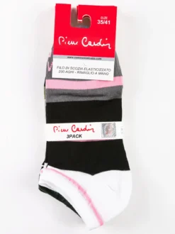 Pierre Cardin Calze corte donna a righe Confezione 3 paia