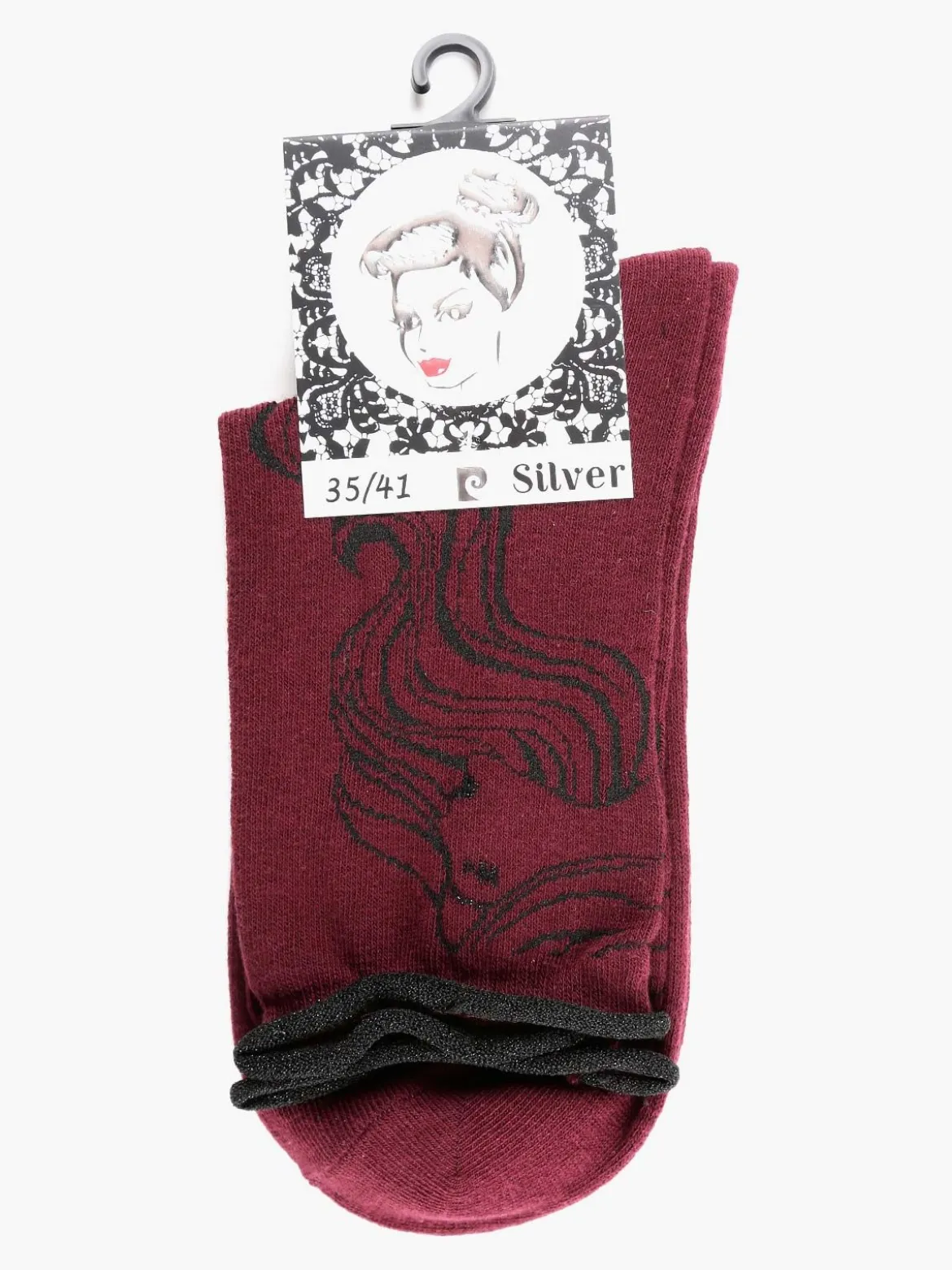 Pierre Cardin Calze corte donna con disegno