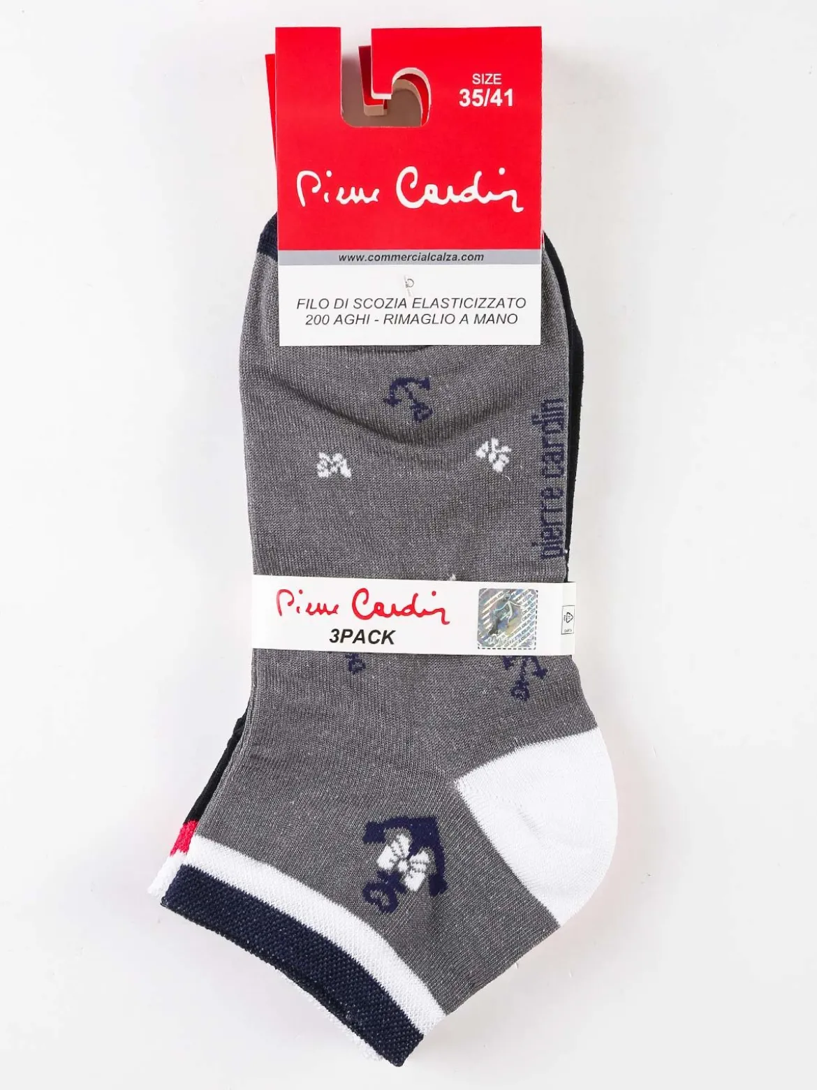 Pierre Cardin Calze corte donna con stampe Confezione 3 paia