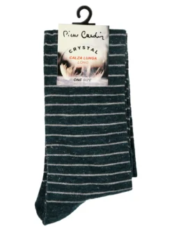 Pierre Cardin Calze lunghe da donna a righe - verde