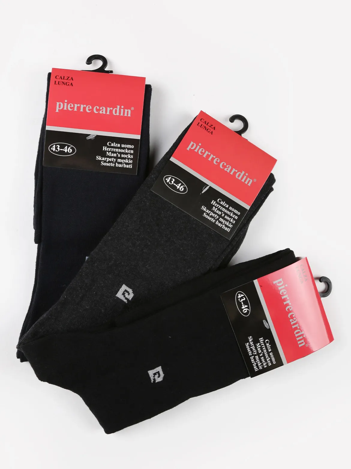 Pierre Cardin Calze lunghe uomo 3 paia