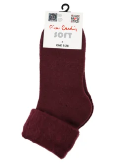 Pierre Cardin Calze soft donna con bordo di pelo - bordeaux