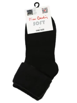 Pierre Cardin Calze soft donna con bordo di pelo - nero