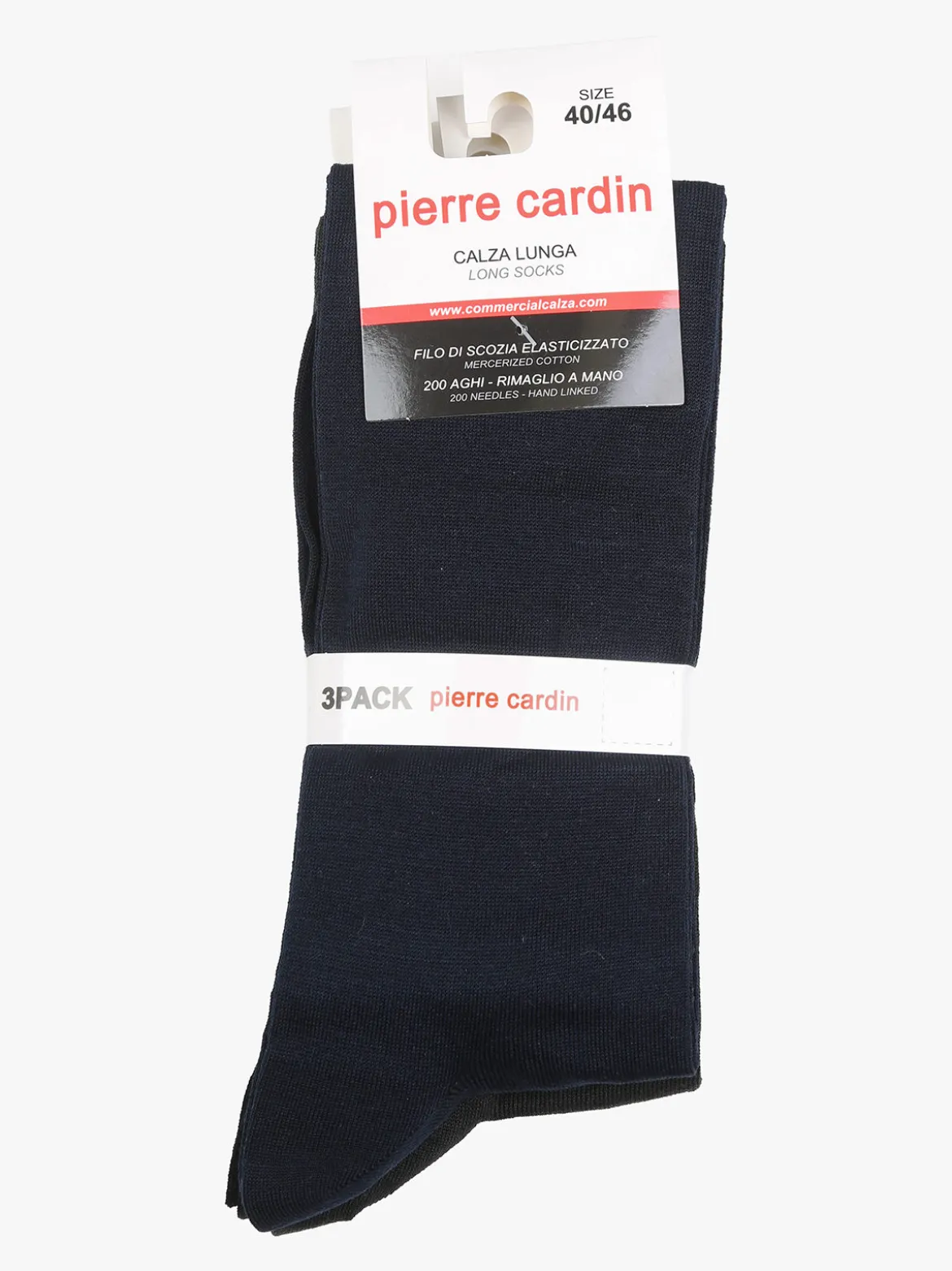 Pierre Cardin Confezione da 3 paia di calze lunghe da uomo in filo di scozia