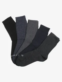 Pierre Cardin Confezione da 5 paia di calze lunghe da uomo in fresco cotone - assortito