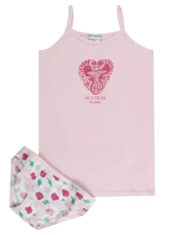 Pierre Cardin Coordinato intimo bambina con stampe