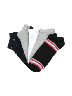 Pierre Cardin 5 Paia di calze corte da uomo in cotone
