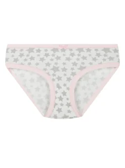 Pierre Cardin Tris di slip da bambina in cotone