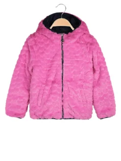 Pink Baby Giubbotto imbottito da bambina reversibile