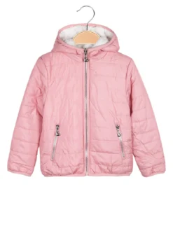 Pink Baby Giubbotto imbottito da bambina reversibile