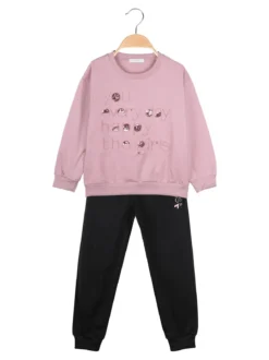 Pink Girl Completo 2 pezzi da bambina - rosa
