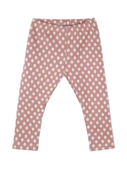 Pink Girl Completo 2 pezzi da neonata con maglietta orsacchiotti e leggings a fiori - panna
