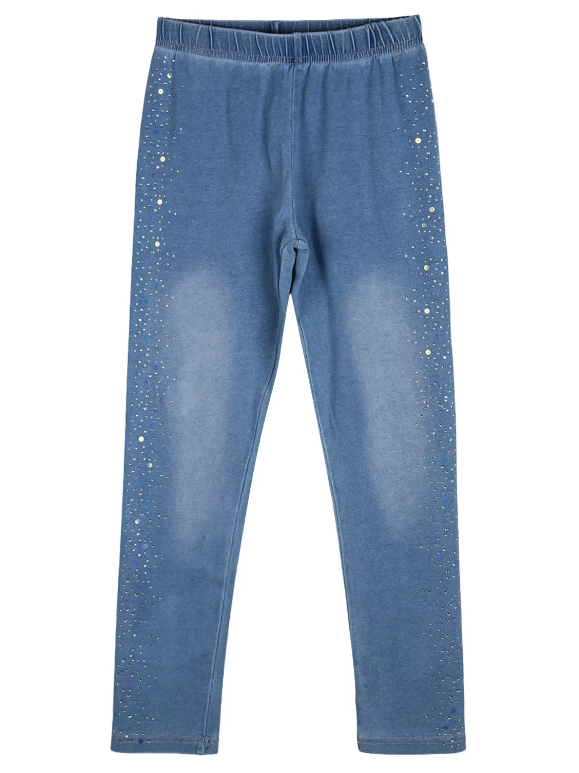 Pink Girl Jeggings da bambina con strass - jeans