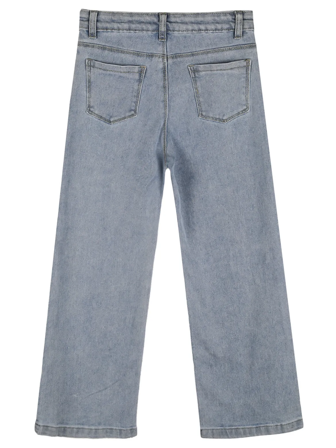Pink Shell Jeans baggy da bambina con ricami - jeans