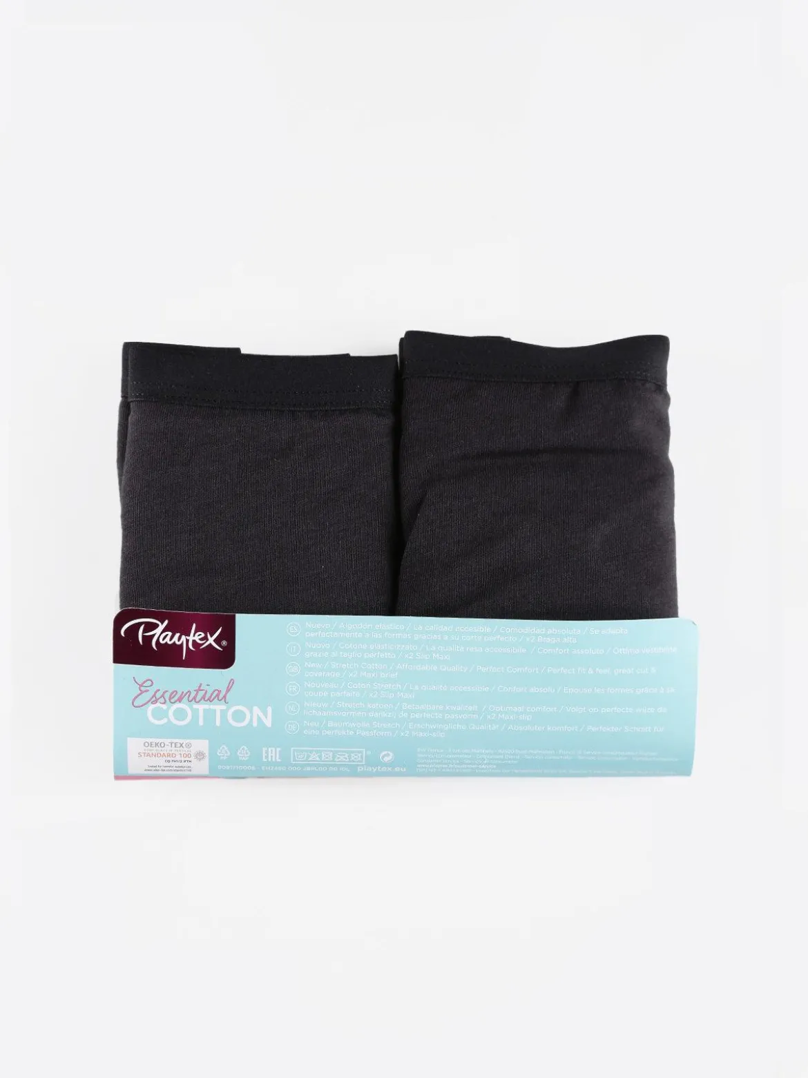 Playtex Slip maxi in cotone elasticizzato pacco da 2 pezzi