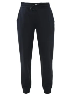 Polo Club Pantaloni sportivi da donna felpati con coulisse - blu scuro
