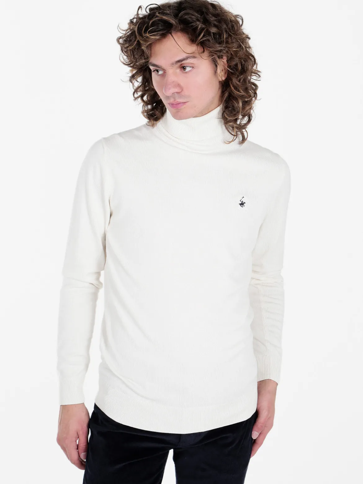 Polo Club Pullover dolcevita in maglia da uomo