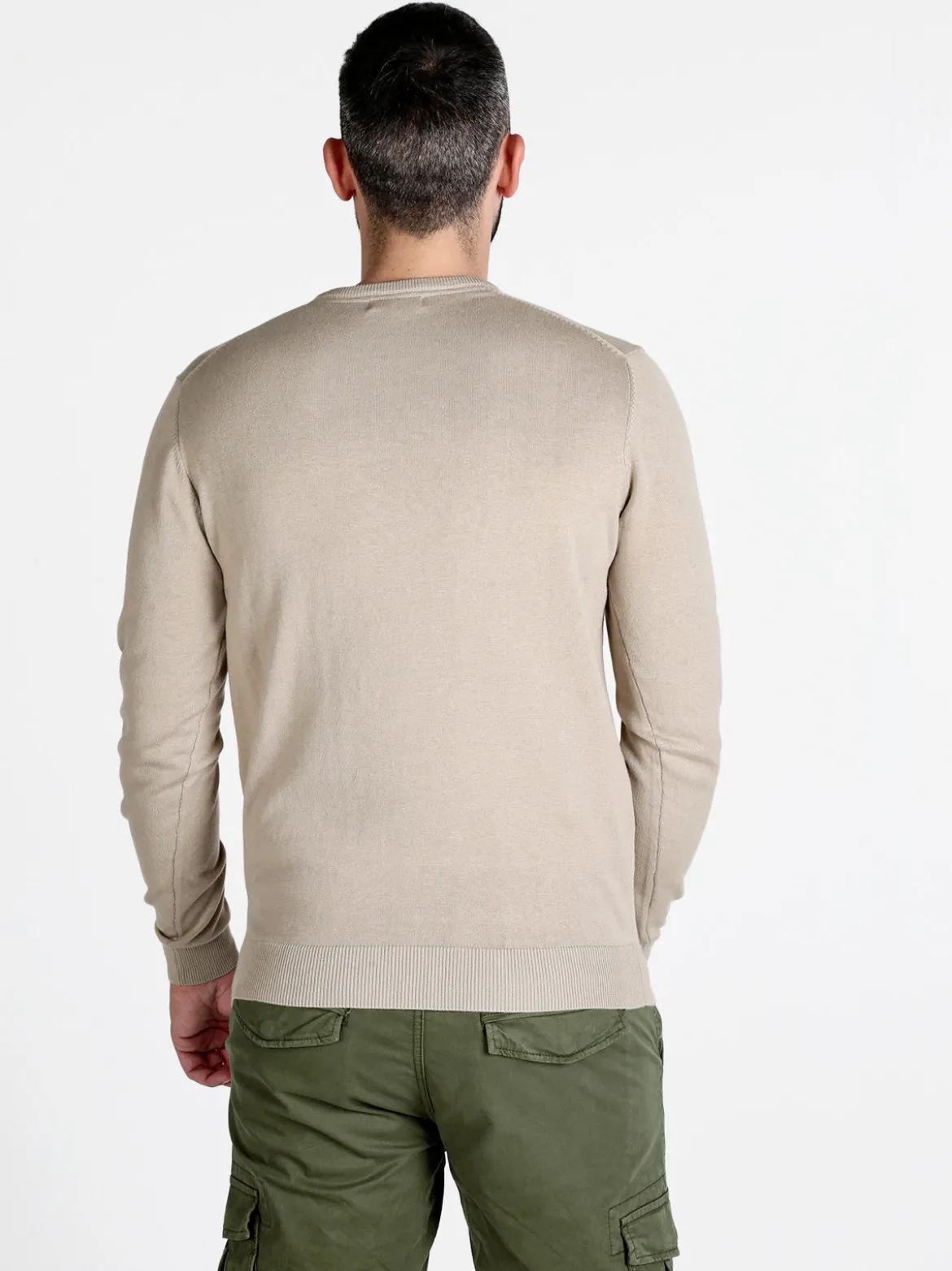 Polo Club Pullover girocollo da uomo in cotone