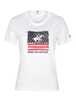 Polo Club T-shirt manica corta donna con stampa