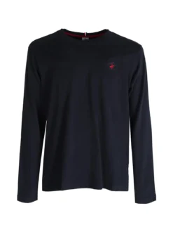 Polo Club T-shirt uomo a maniche lunghe in cotone