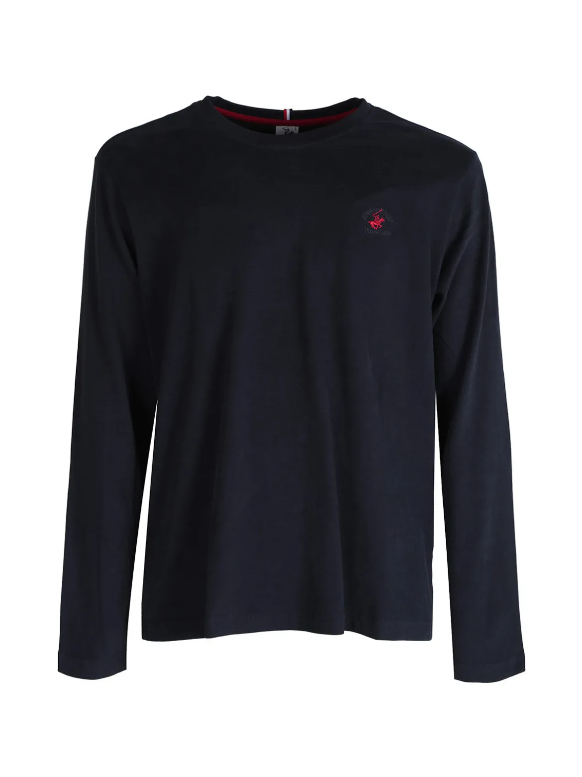 Polo Club T-shirt uomo a maniche lunghe in cotone