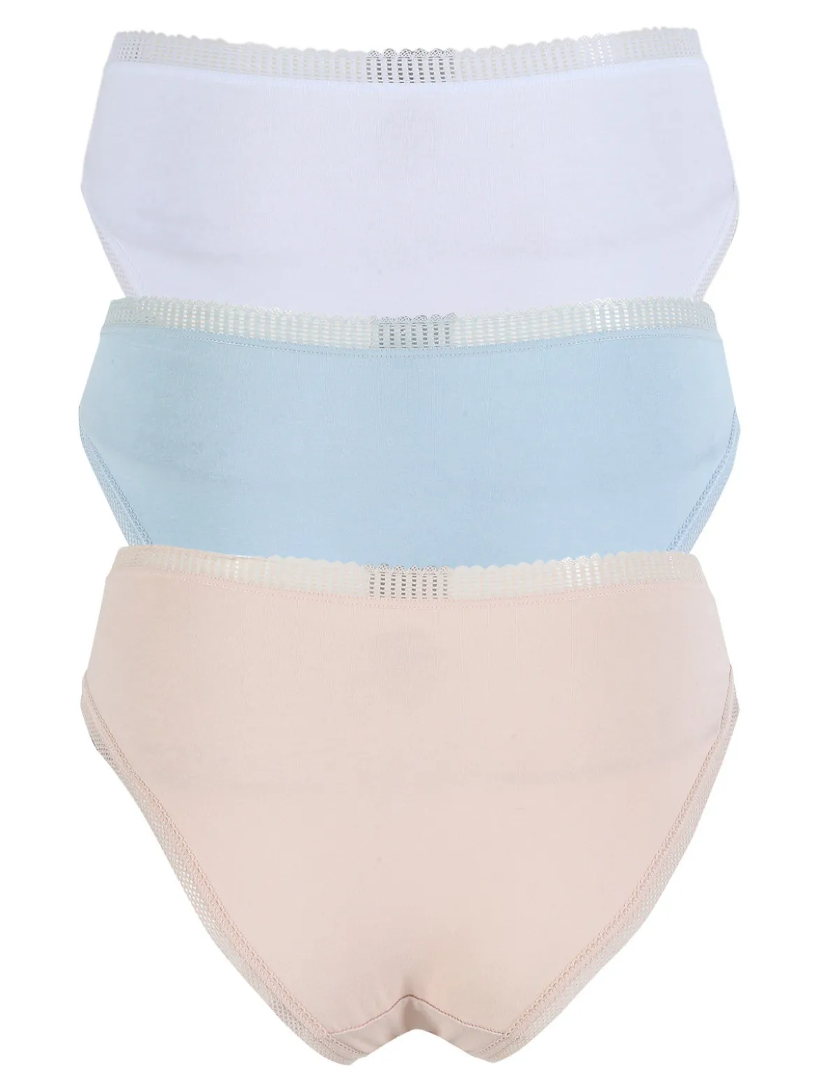 Power Flower Confezione da 3 slip donna in cotone