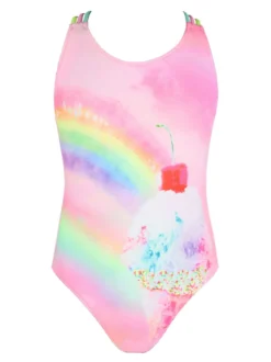 Power Flower Costume intero da bambina con stampa