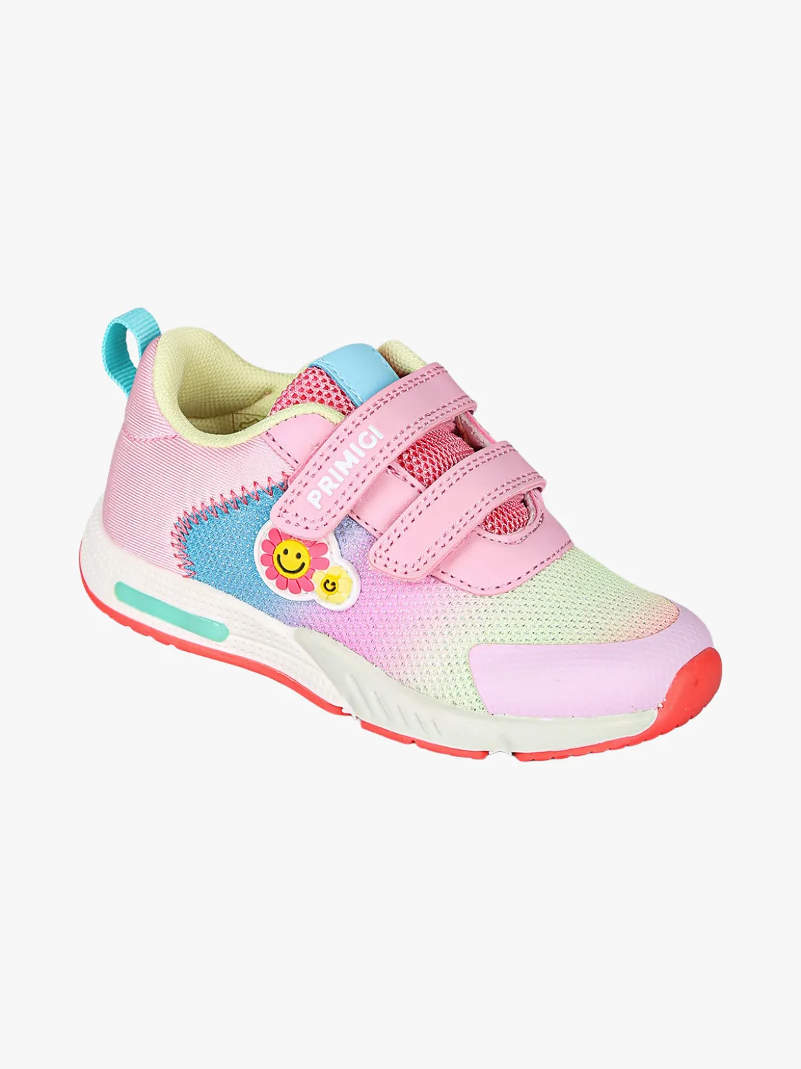 Primigi Sneakers da bambina con strappi e luci - rosa