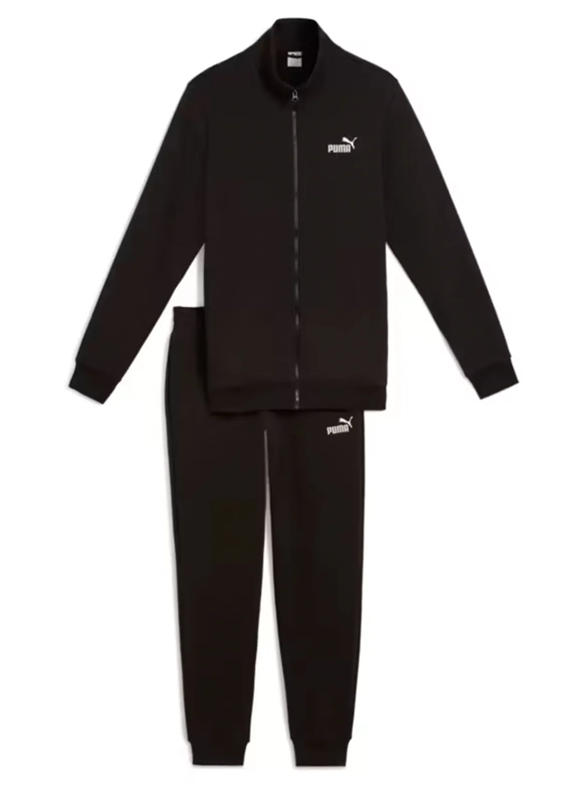 Puma ESS SWEAT SUIT Completo tuta uomo invernale full zip - nero