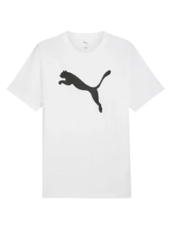 Puma ESS TEE T-shirt uomo logo - bianco