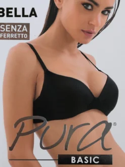 Pura BELLA Reggiseno a triangolo coppa B senza ferretto