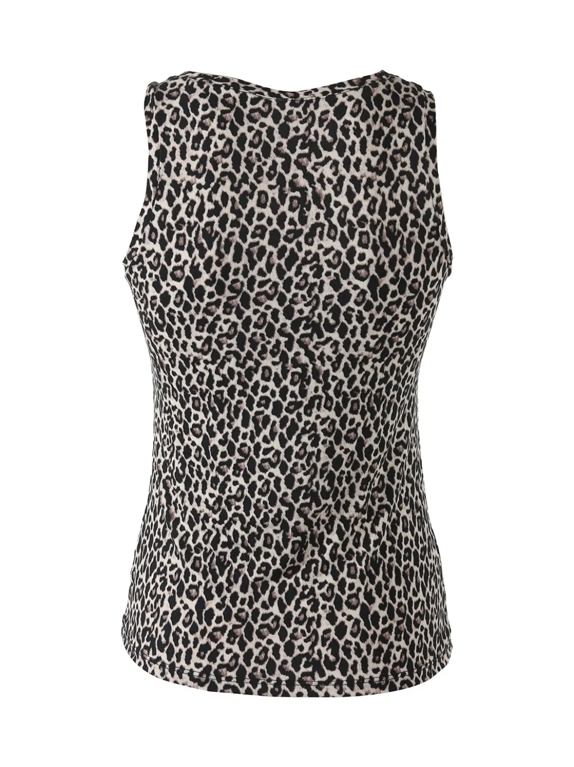 Pura Canotta donna animalier in bamboo - multicolore