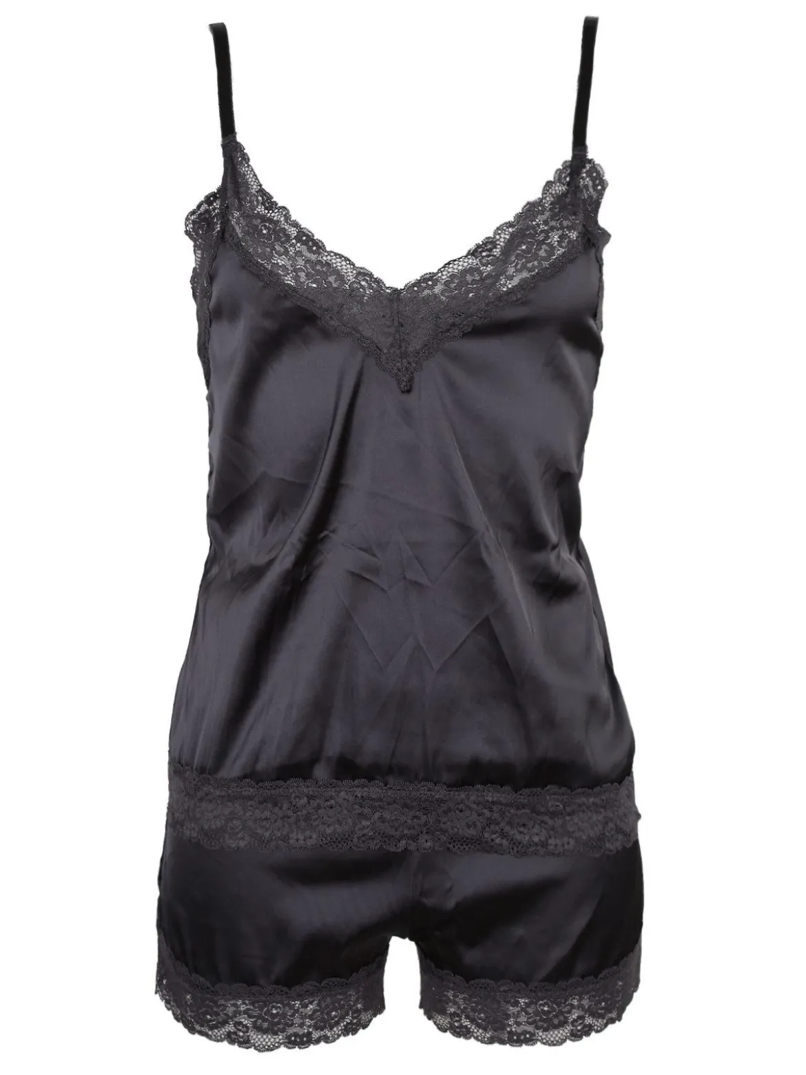 Pura Luxury P0588C Top+culotte con pizzo
