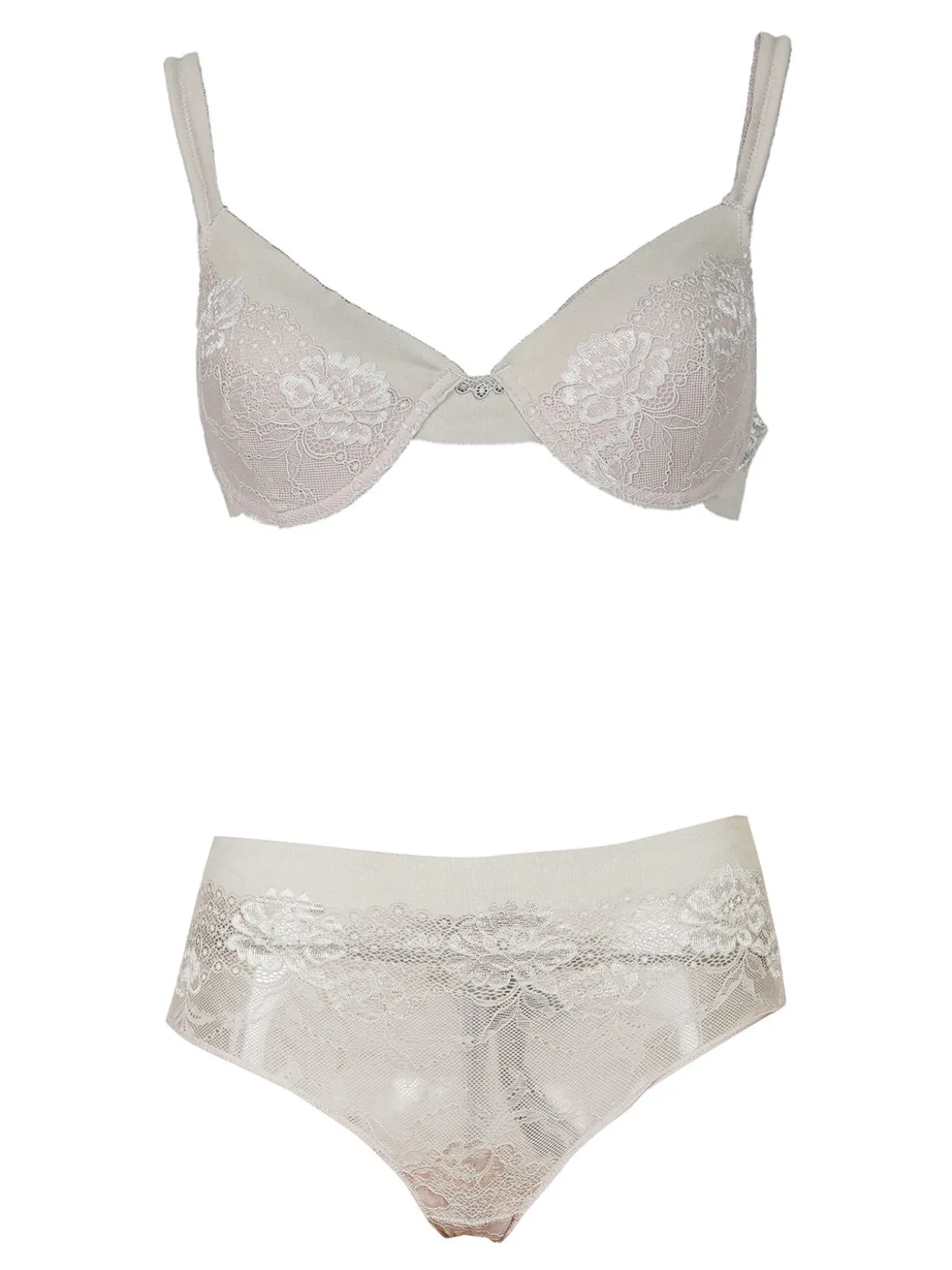 Pura P0675C Bralette + panty in pizzo