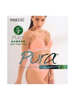 Pura P0822C Completo intimo donna triangolo + brasiliano