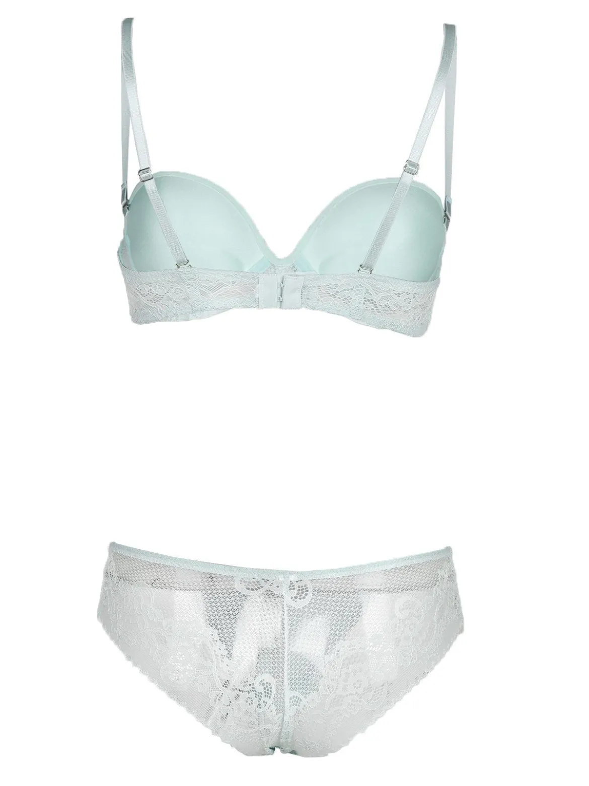 Pura Reggiseno graduato + slip con pizzo