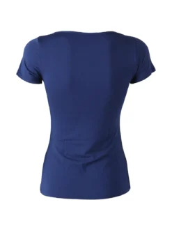 Pura T-shirt intima da donna in bamboo - blu scuro